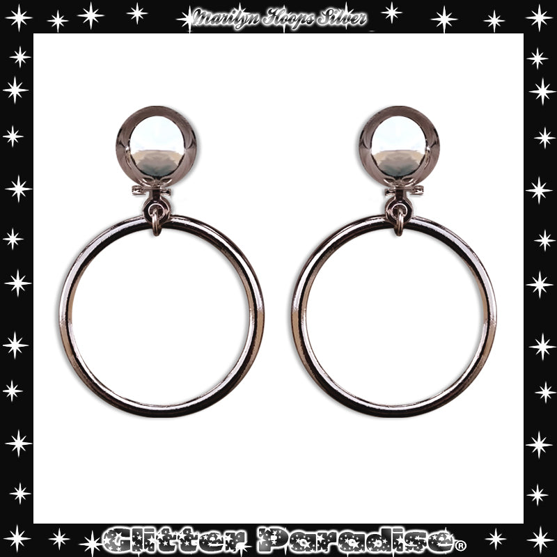 Earrings: Marilyn Hoops Gold