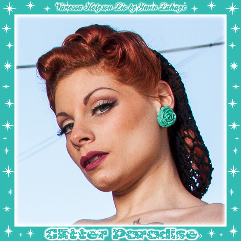 Earrings: Vintage Rose