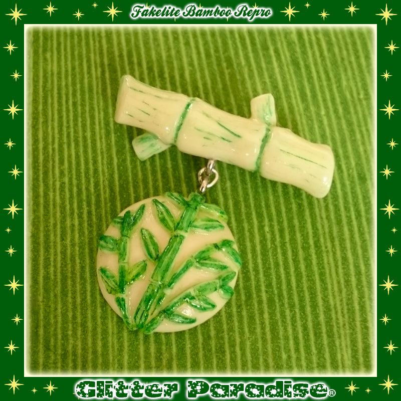 Brooch: Vintage Bamboo Replica