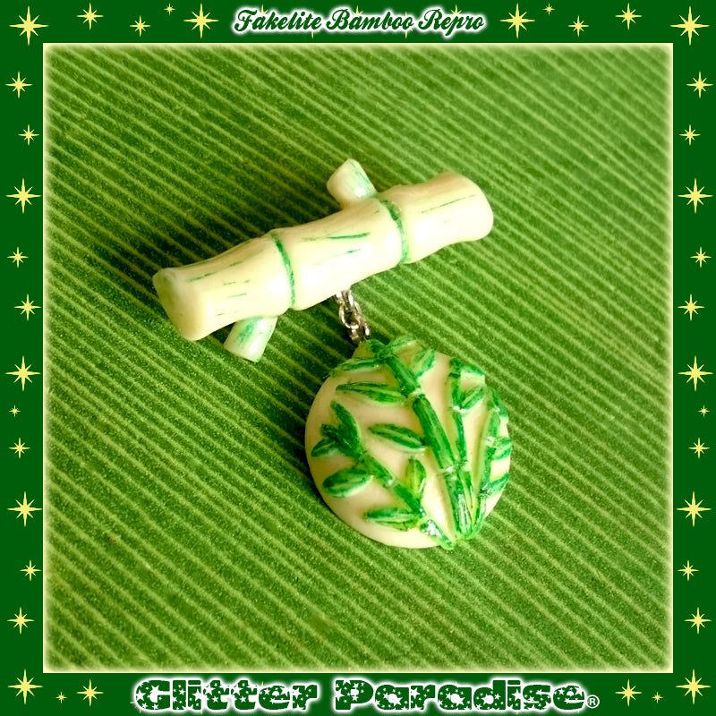 Brooch: Vintage Bamboo Replica