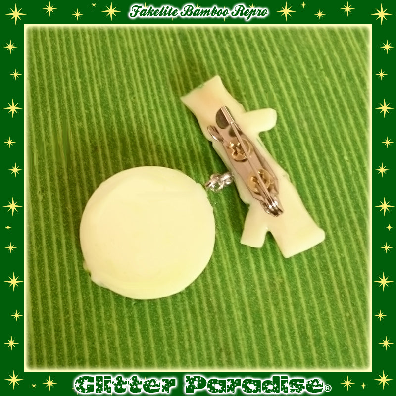Brooch: Vintage Bamboo Replica