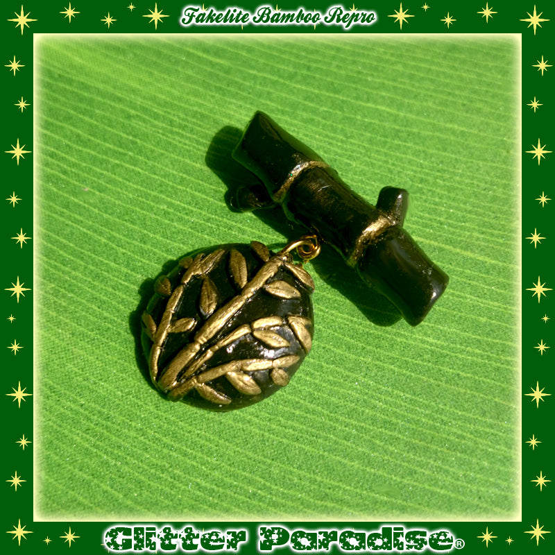 Brooch: Vintage Bamboo Replica
