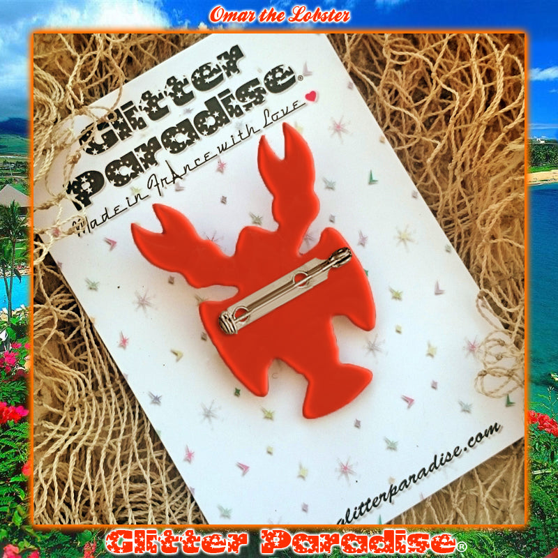 Brooch: Omar the Lobster