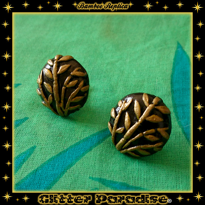Earrings: Vintage Bamboo Replica