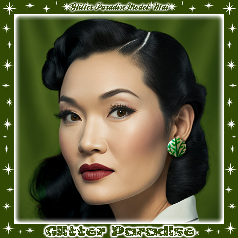 Earrings: Vintage Bamboo Replica