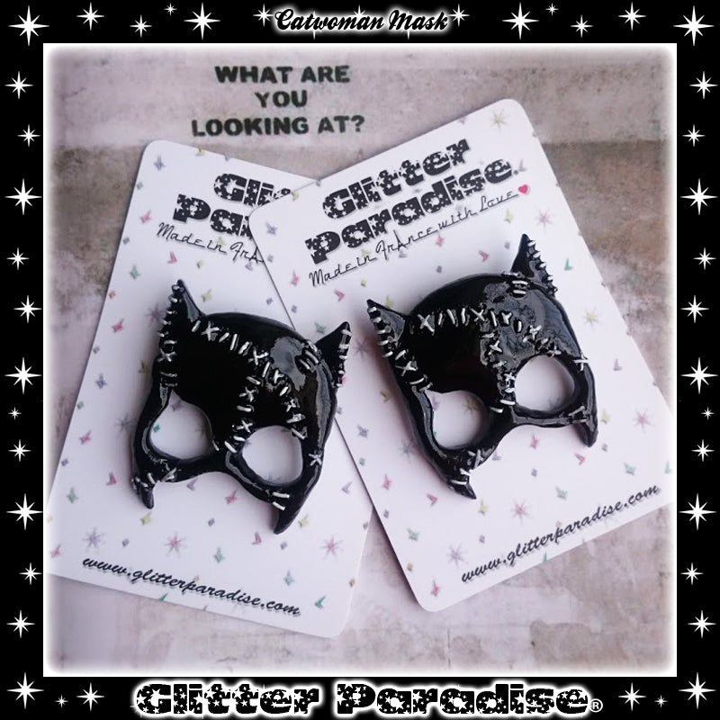 Brooch: Catwoman Mask