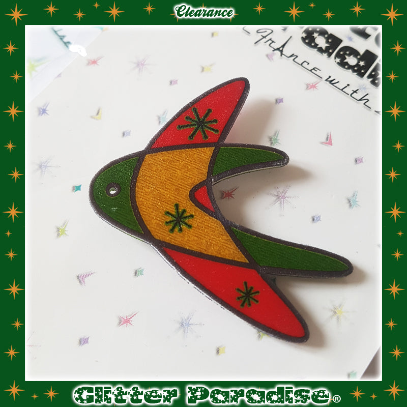 Brooch: Mid-Century Modern Boomerang