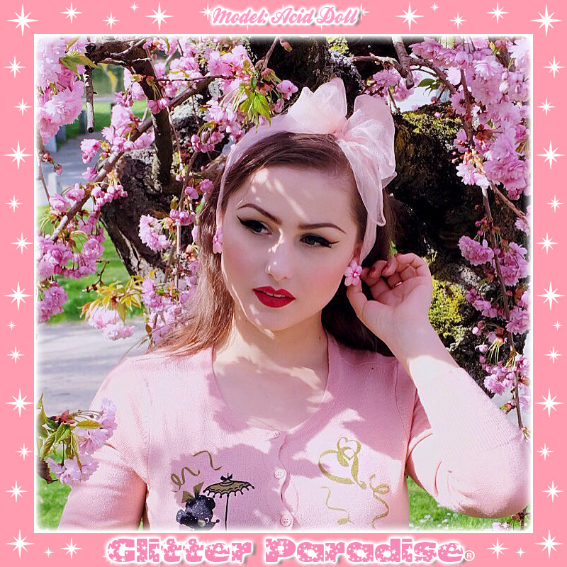 Earrings: Cherry Blossom