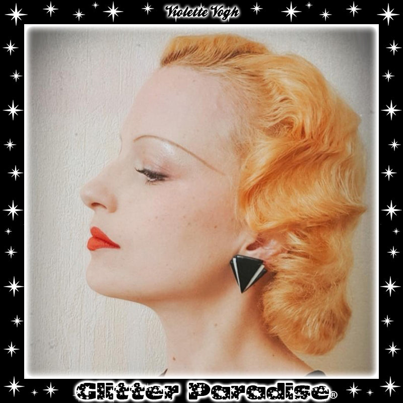 Earrings: Gatsby Triangle