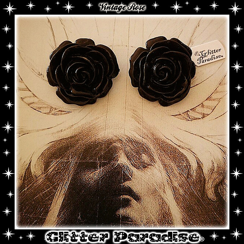 Earrings: Vintage Rose