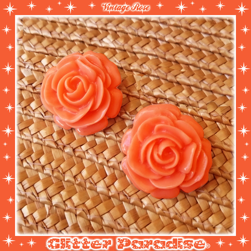 Earrings: Vintage Rose