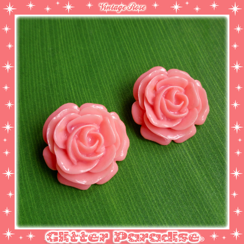 Earrings: Vintage Rose