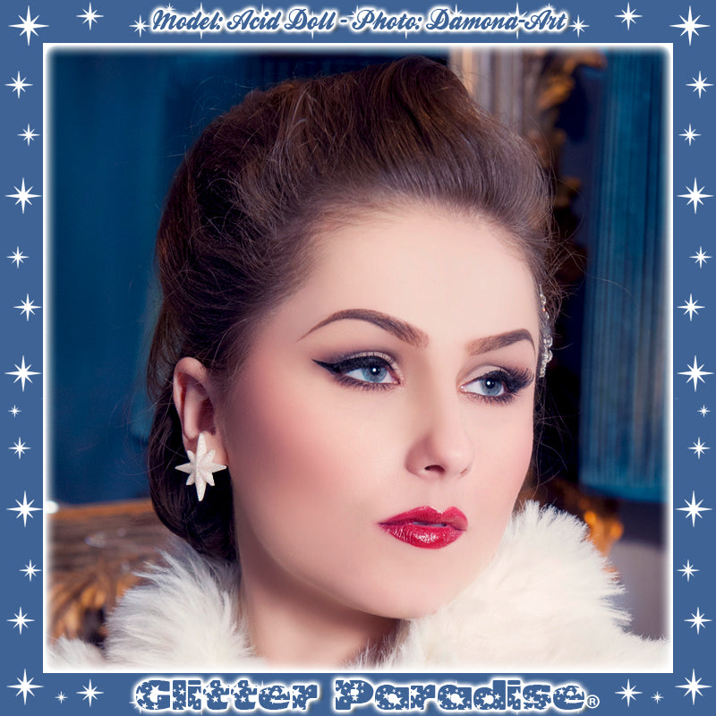 Earrings: Winter Starlite