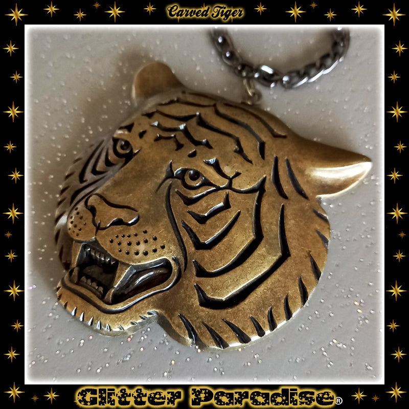Necklace: Carved Tiger