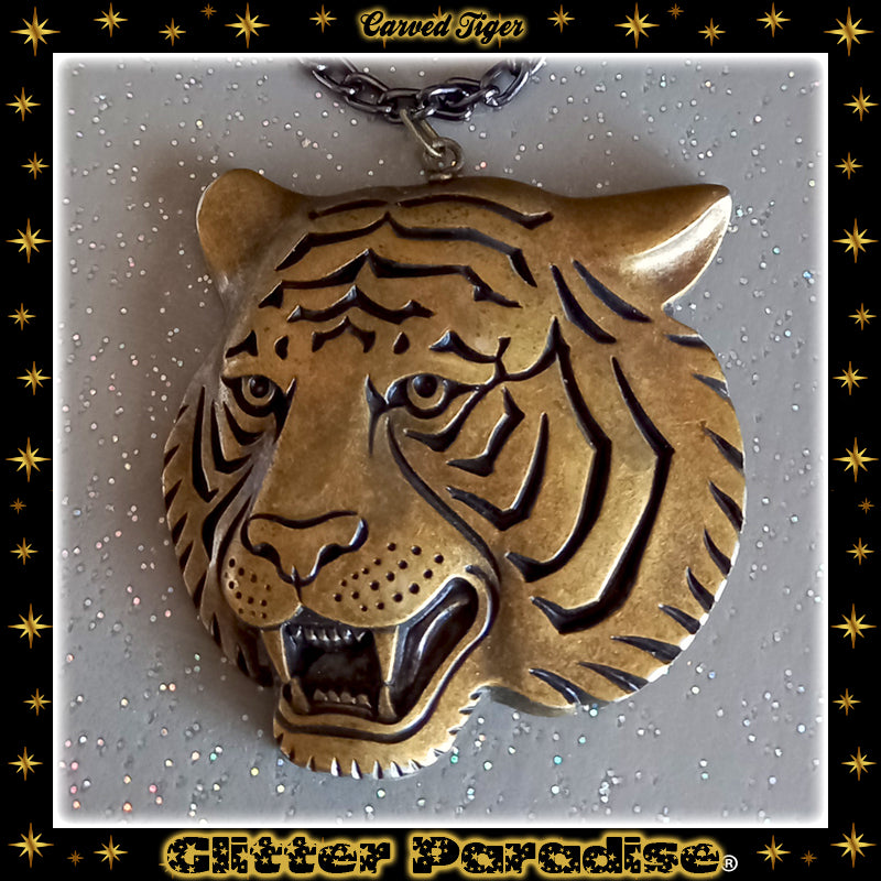 Necklace: Carved Tiger