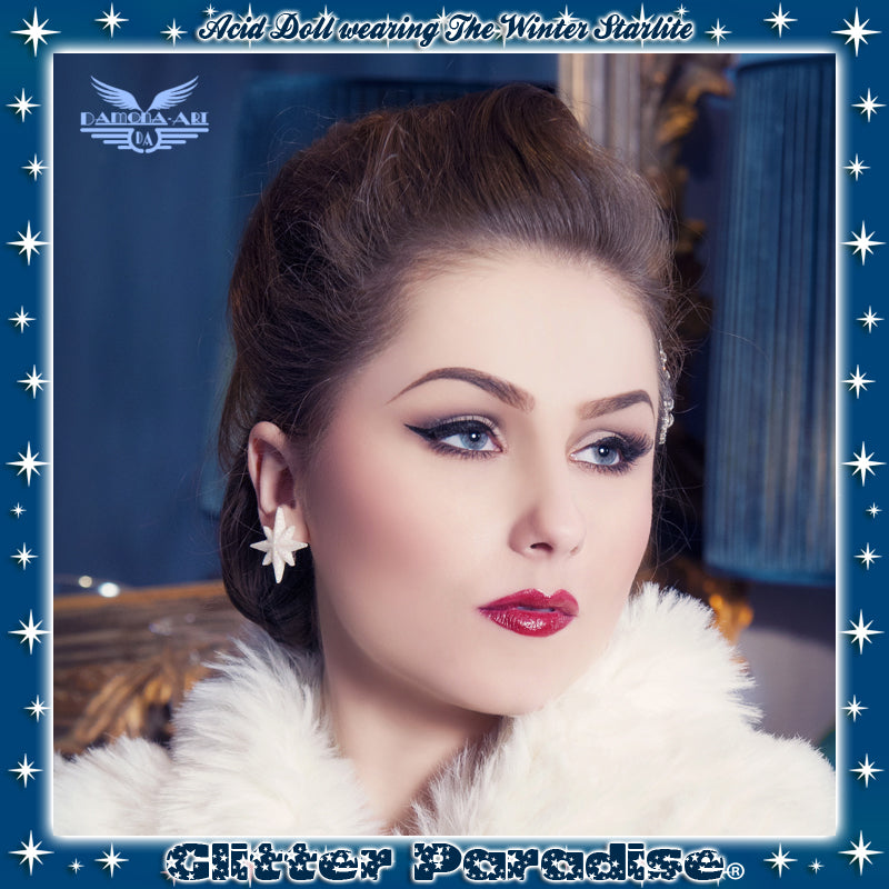 Earrings: Winter Starlite