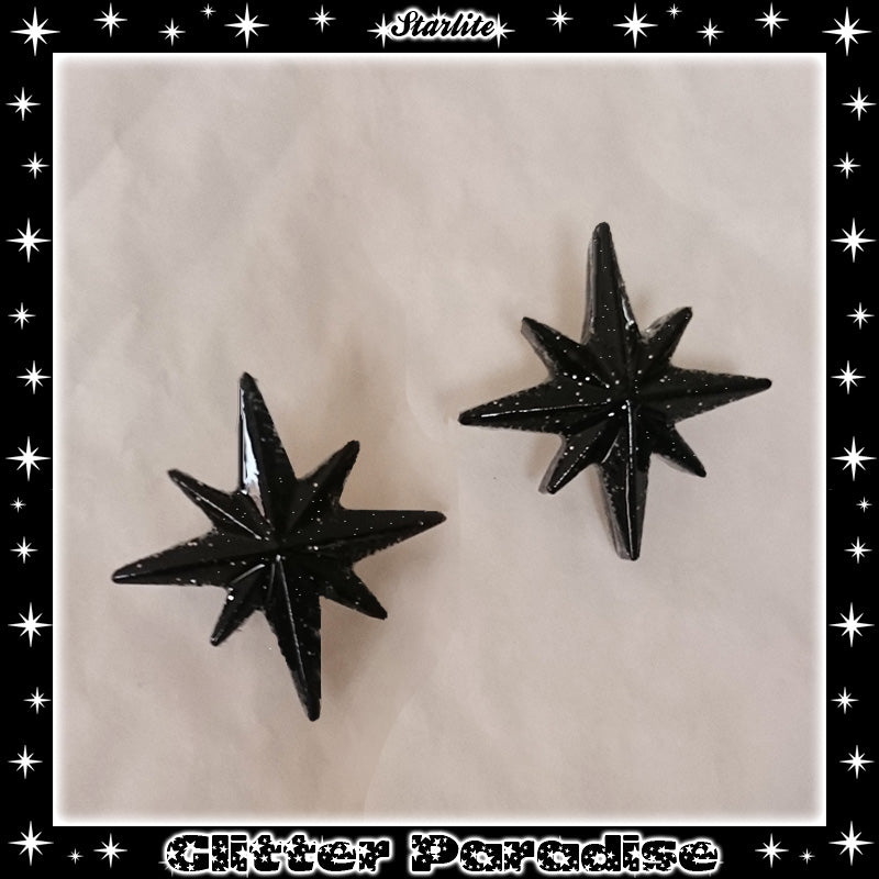 Earrings: Starlite Lucite