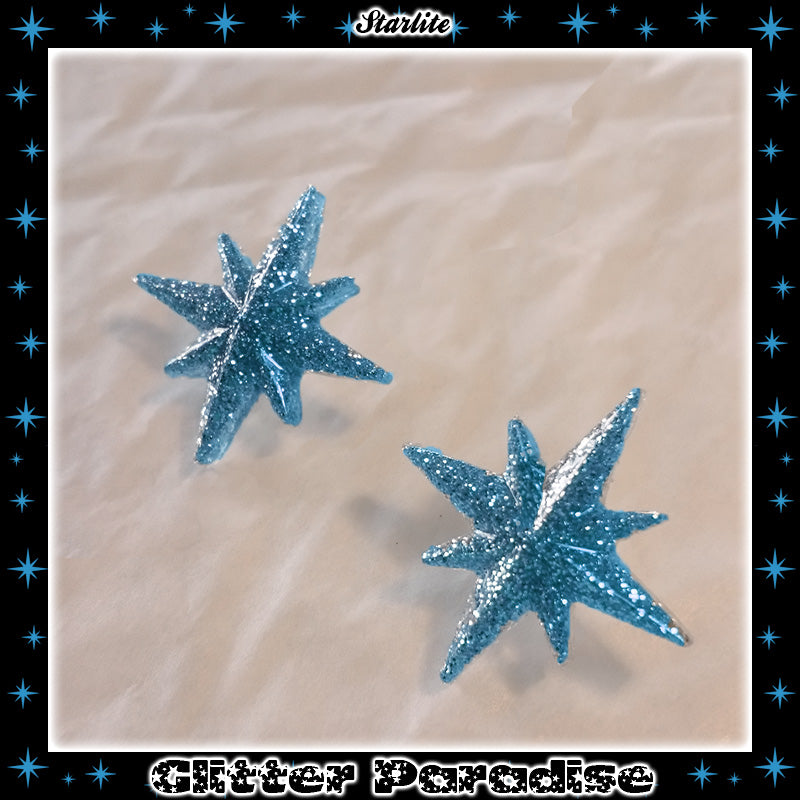 Earrings: Starlite Lucite