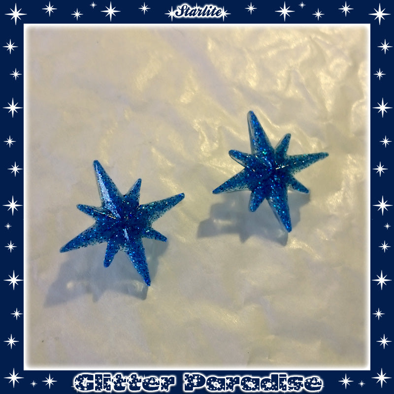 Earrings: Starlite Lucite