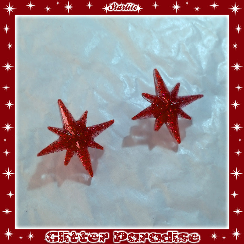 Earrings: Starlite Lucite