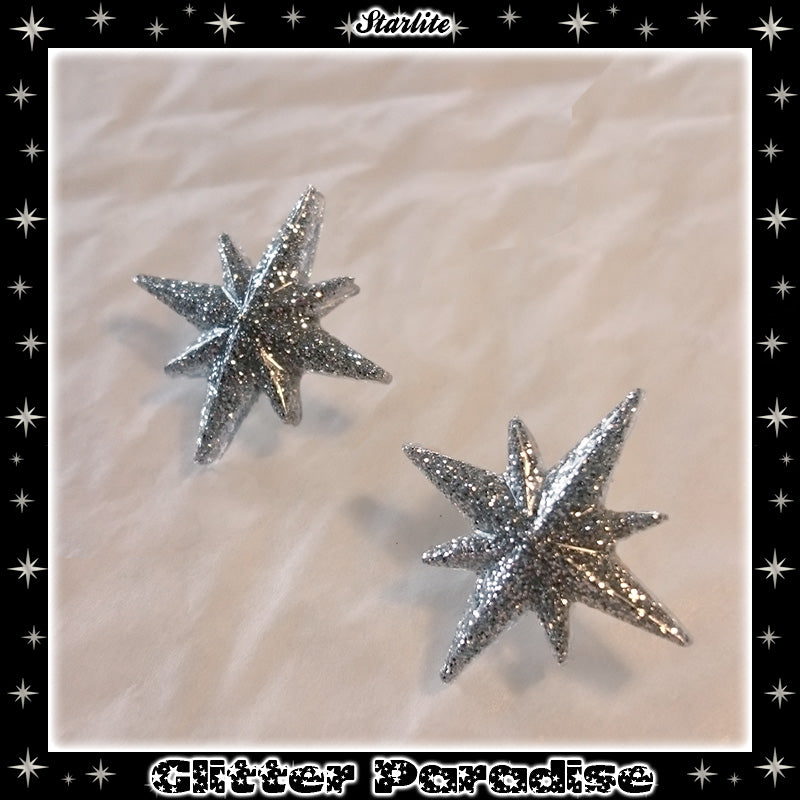 Earrings: Starlite Lucite