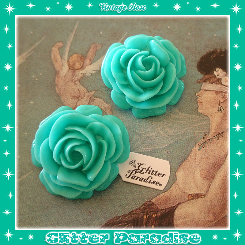 Earrings: Vintage Rose