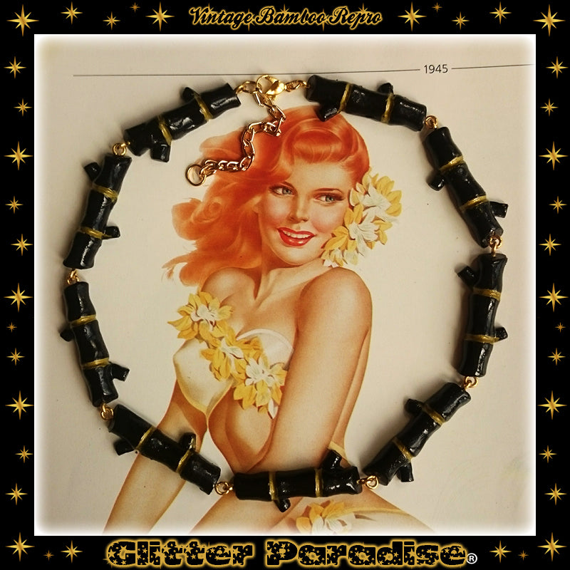 Necklace: Vintage Bamboo Replica