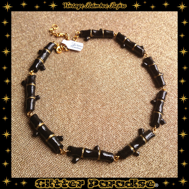 Necklace: Vintage Bamboo Replica