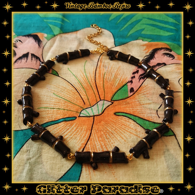 Necklace: Vintage Bamboo Replica