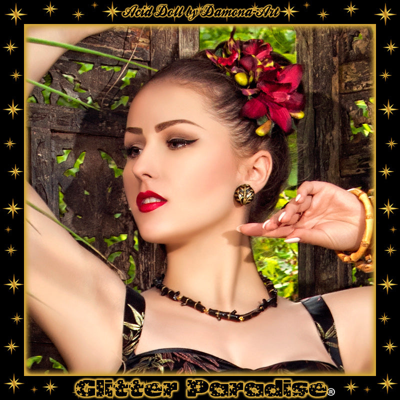 Necklace: Vintage Bamboo Replica