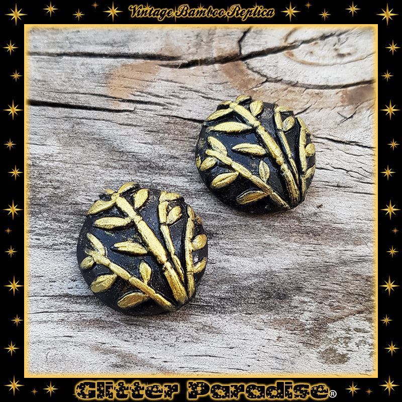 Earrings: Vintage Bamboo Replica