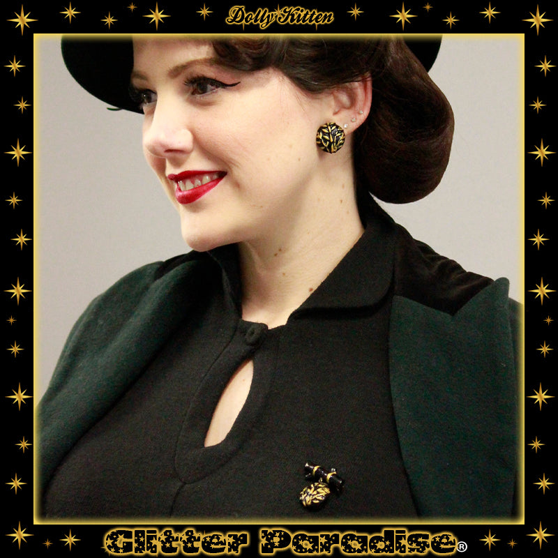 Earrings: Vintage Bamboo Replica
