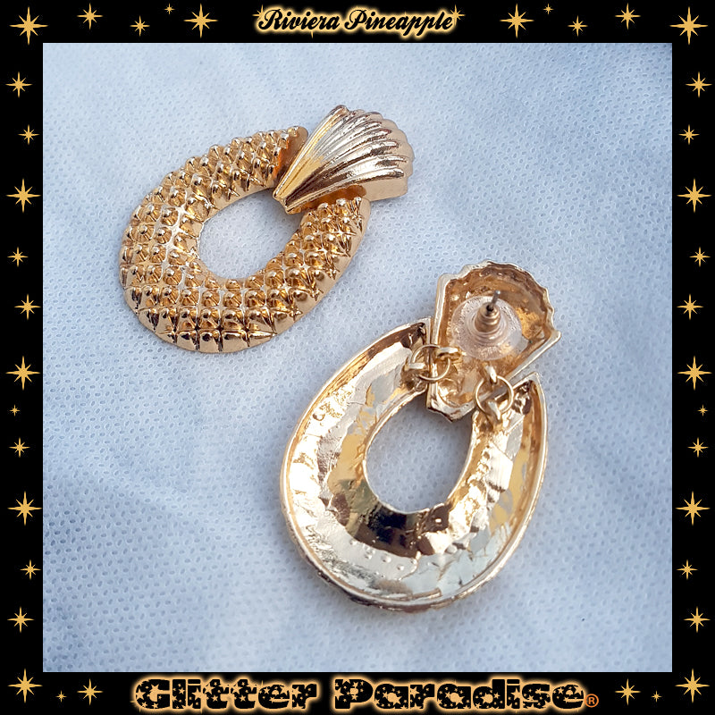 Pendientes : Giant Pineapple Slice