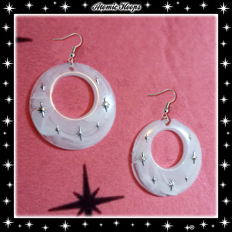 Earrings: Atomic Smoked Hoops