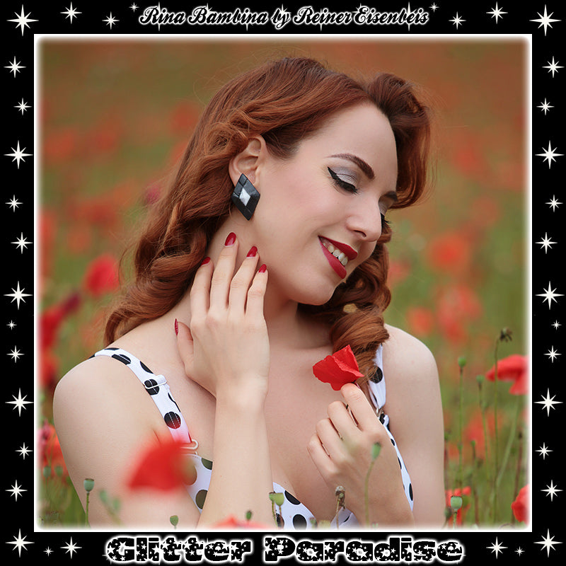 Earrings: Deco Rhombus