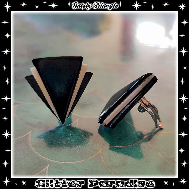 Earrings: Gatsby Triangle