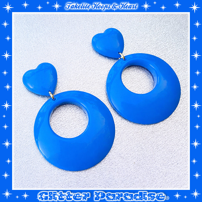 Pendientes: Fakelite Hoops & Heart