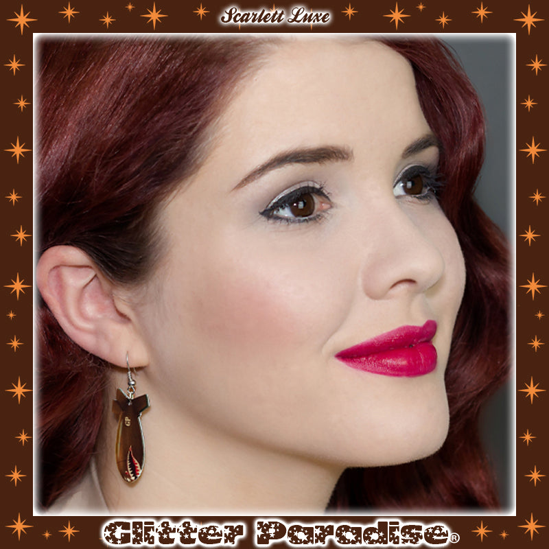 Earrings: Shark Bomb