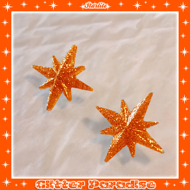 Earrings: Starlite Lucite