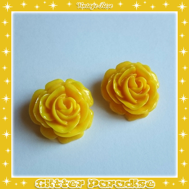 Earrings: Vintage Rose