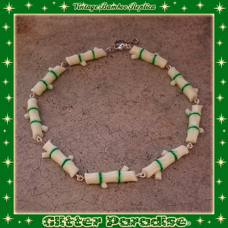 Necklace: Vintage Bamboo Replica