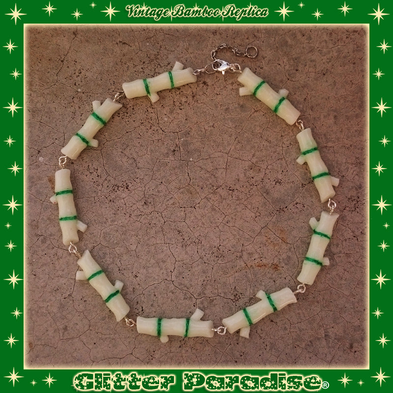 Necklace: Vintage Bamboo Replica