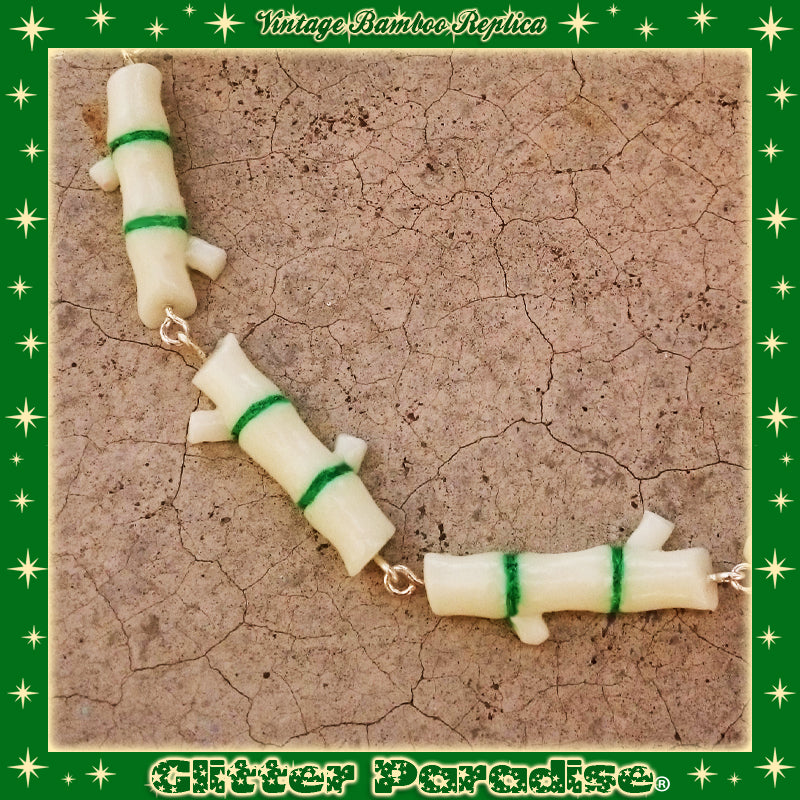 Necklace: Vintage Bamboo Replica