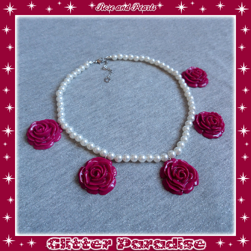 Necklace: Vintage Rose