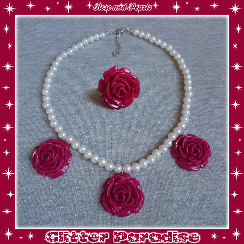 Necklace: Vintage Rose