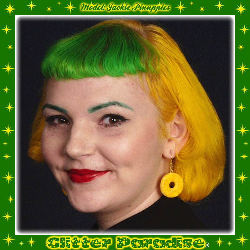 Earrings: Pineapple Slice