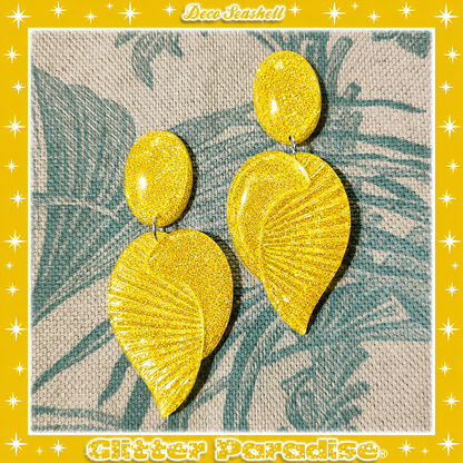 Boucles d'oreilles: Deco Seashell Lucite