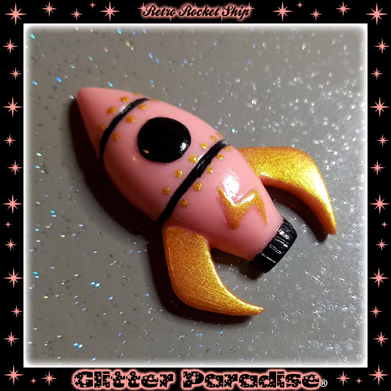 Broche : Retro Rocket Ship