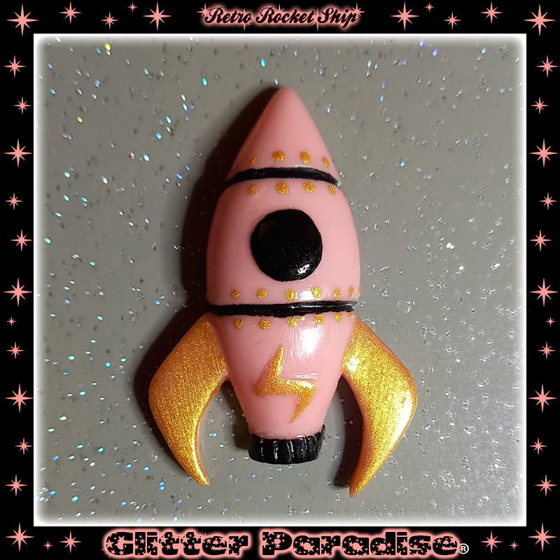 Broche : Retro Rocket Ship