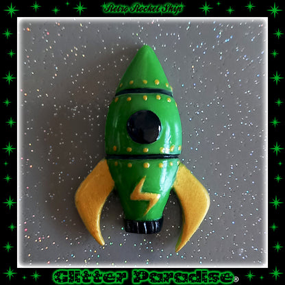 Broche : Retro Rocket Ship